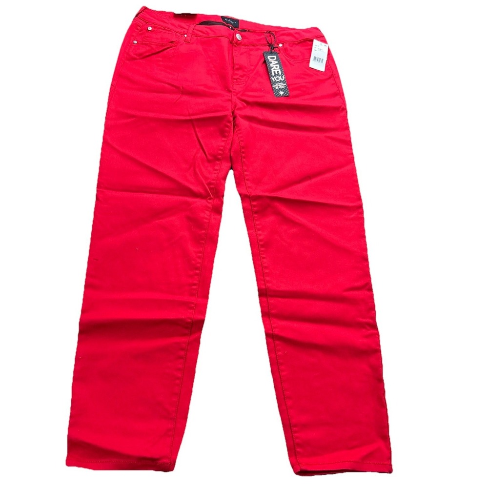 celebrity pink jeans 15/32 Women's Red Dare 34x39 You Skinny Short Inseam